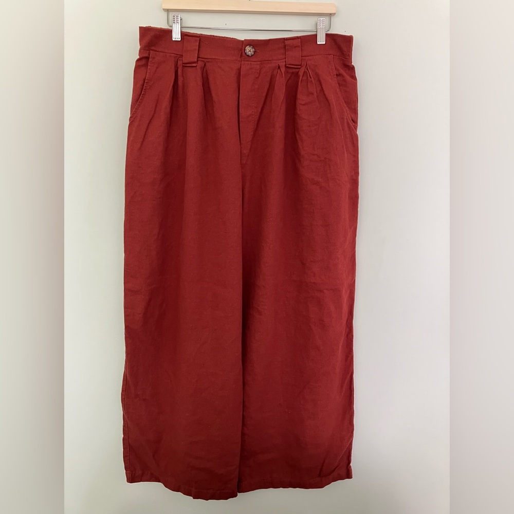 Wild Fable Rust Linen Pants